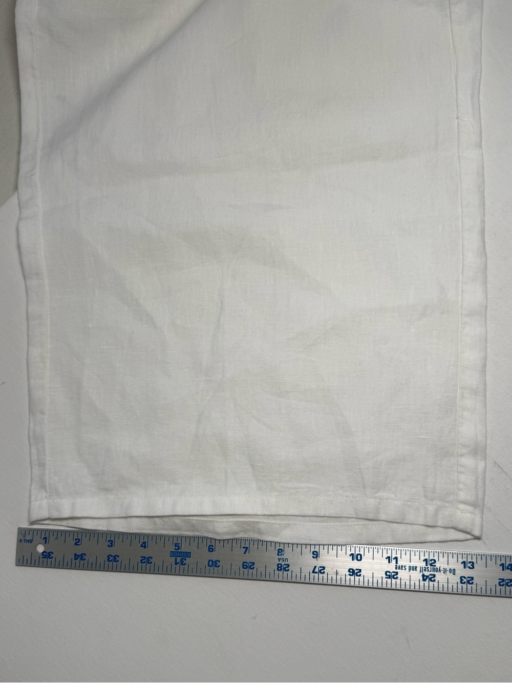 J. Jill Love Linen White Wide Leg Cropped Pants XL Boho Coastal - Picture 11 of 15